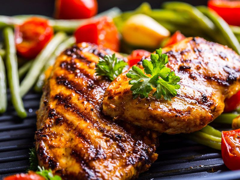 Grilled Chicken Fillet Meal
