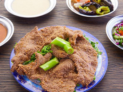 liver with rice meal