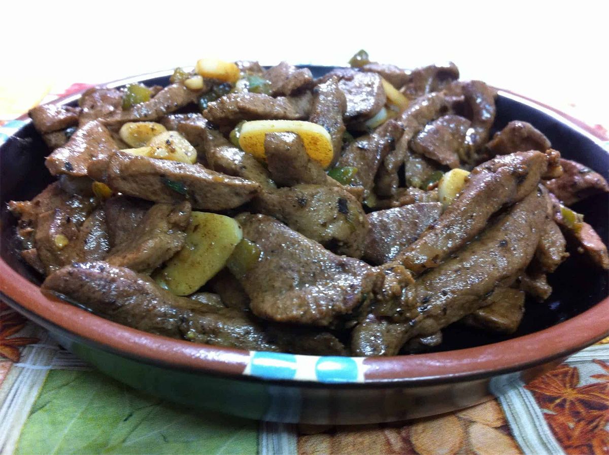 Baladi Piccata Liver Meal