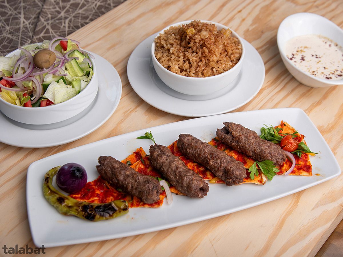 Kofta Meal over Charcoal