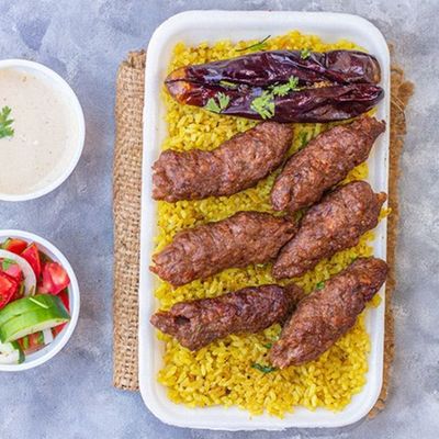 Kofta and Rice Meal