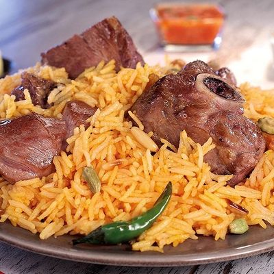 Kabsa meat meal