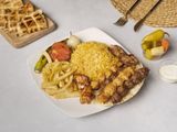 charcoal Mix grill meal
