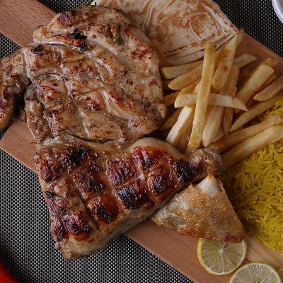 Half chicken meal