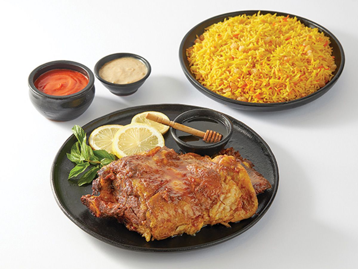 Half chicken meal