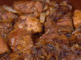 1/2 Meat With Onions And Cabbage