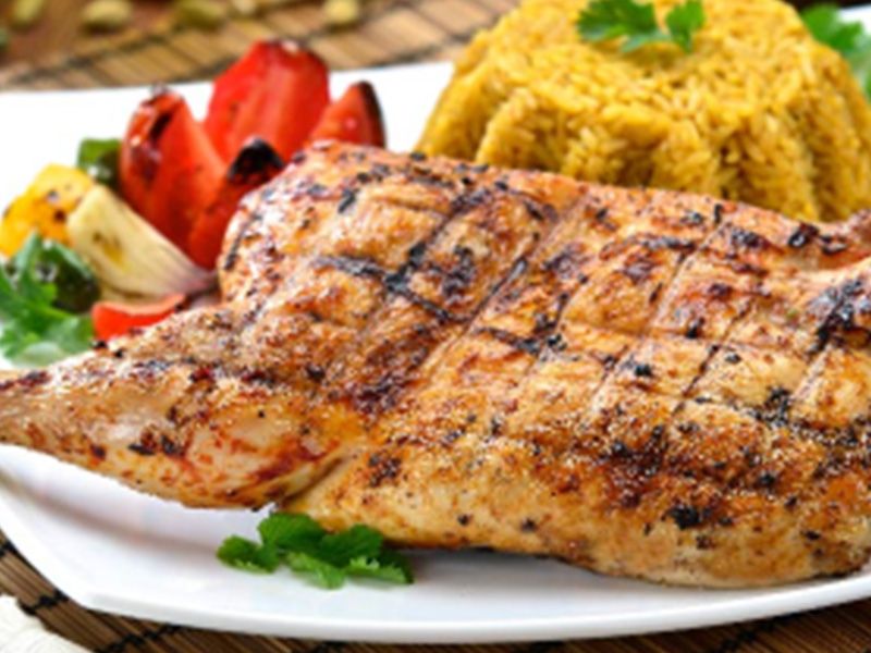 Charcoal Half Chicken Meal
