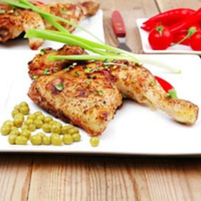 Quarter Chicken Thigh Meal