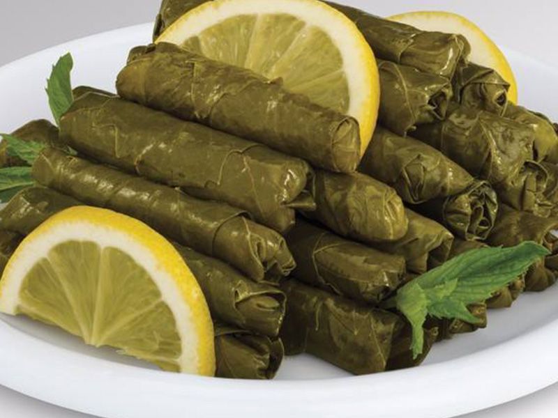 vine leaves dish
