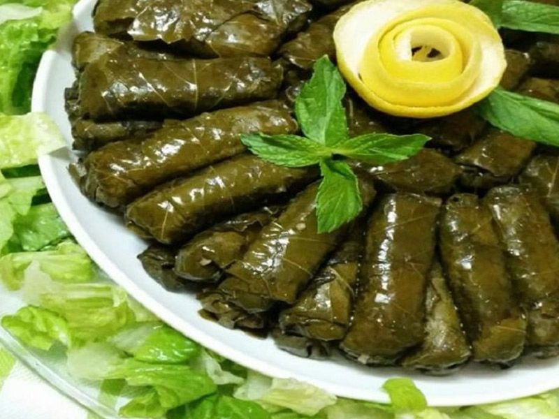 Vine Leaves With Oxtail Casserole