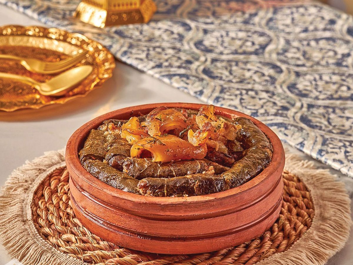 Grape Leaves With Trotters Tajine