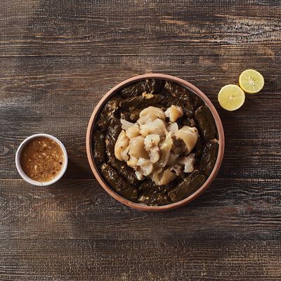 Vine Leaves casserole with Knuckles