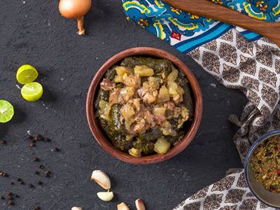 Vine Leaves With Knuckles Casserole