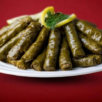 Grape leaves casserole