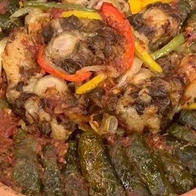ورق عنب مع أوكس تيل