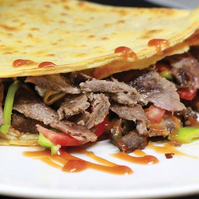 Shish and strips crepe
