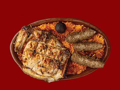 Half Grilled Chicken With 3 Kofta Pieces Meal