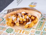 French Fries With Mayonnaise Sandwich