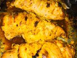 Chicken Breasts Strips With Roquefort Cheese Sauce Meal
