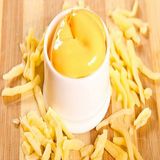 French Fries With Mozzarella Cheese Packet