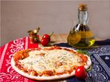 Muhammara and mozzarella Manoucheh