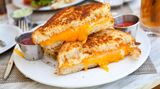Fried Cheddar Cheese Sandwich