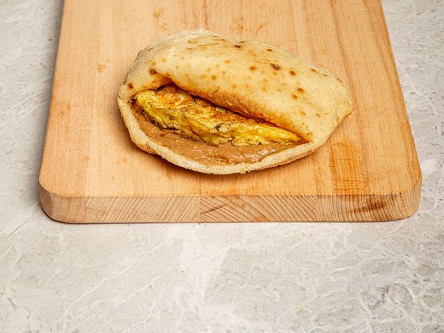 Foul With Fried Eggs Sandwich