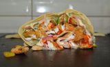 Fresh Chicken Shawerma Crepe