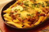 French Fries With Minced Meat And Cheese