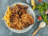 Charcoal Grilled Chicken With Rice