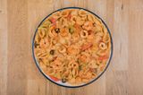 Seafood With Red Sauce Pasta