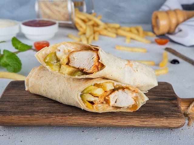 Shish tawook sandwich
