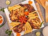 Quarter Charcoal Grilled Chicken Thigh