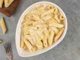 Pasta with grilled kofta pan