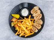 وجبة شاورما دجاج عربي صاج حجم عادي