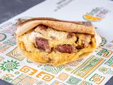 Eggs With Oriental Sausage Sandwich