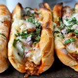Sausage With Mozzarella Sandwich