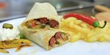 Syrian Alexandrian Sausage Sandwich