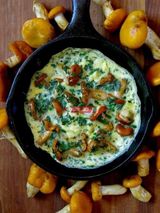 Spinach and Mushroom tasa