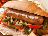 Apple's Oriental Sausage Sandwich