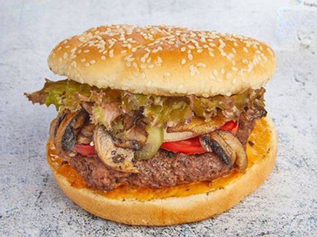 Burger with Mushroom