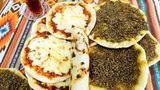 Cheese And Pesto Manoucheh