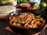 Cheese Pan With Chicken Fajita