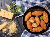 Cheese Pan With Crispy Chicken