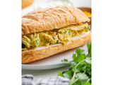 Hot Dog With Eggs Sandwich