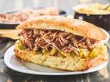 Chicken With Smoked Beef Sandwich