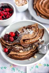 Nutella Chocolate With Nuts Crepe