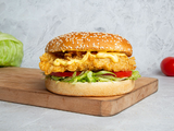 Chicken Burger With Cheese Sandwich