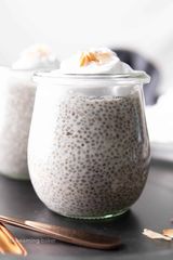 Coconut Milk With Chia And Sweet Corn Seeds Juice