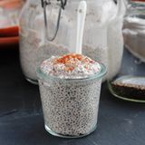 Coconut Milk With Chia And Flaxseed Juice